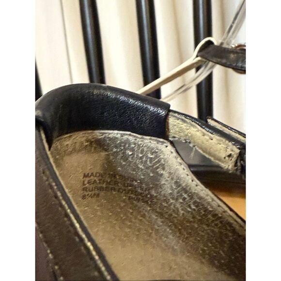 Michael Michael Kors the cooper black and white leather sandals 8.5 - Picture 8 of 9